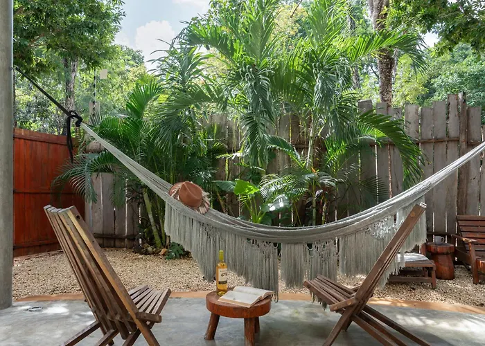 2 Tropical Bohemian Villas-2 Priv Pool-bbq 3a-3b * Tulum