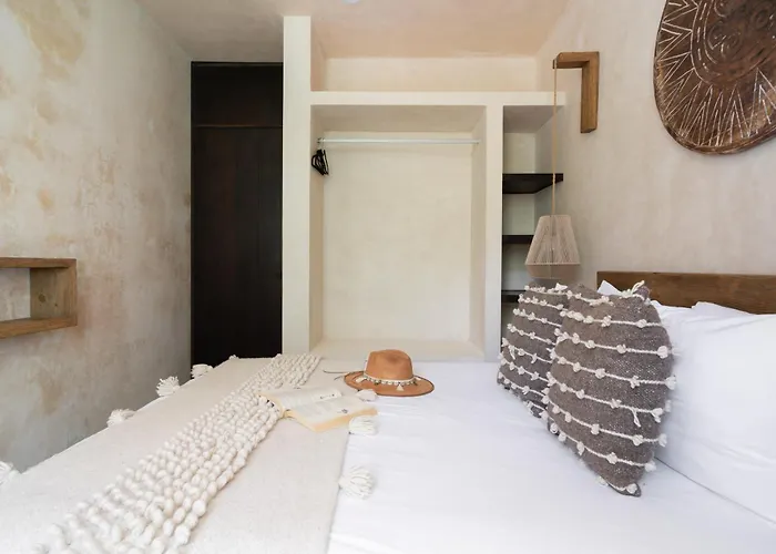 2 Tropical Bohemian Villas-2 Priv Pool-bbq 3a-3b * Tulum