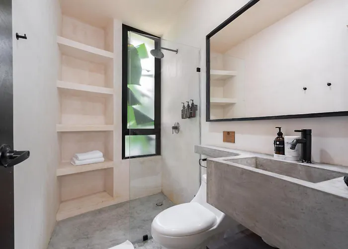2 Tropical Bohemian Villas-2 Priv Pool-bbq 3a-3b * Tulum