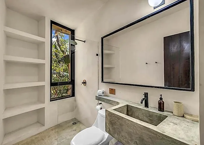 2 Tropical Bohemian Villas-2 Priv Pool-bbq 3a-3b Pousada Tulum