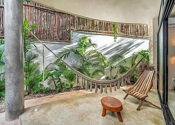 2 Tropical Bohemian Villas-2 Priv Pool-bbq 3a-3b * Tulum