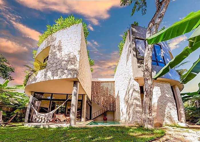 2 Tropical Bohemian Villas-2 Priv Pool-bbq 3a-3b Pousada *